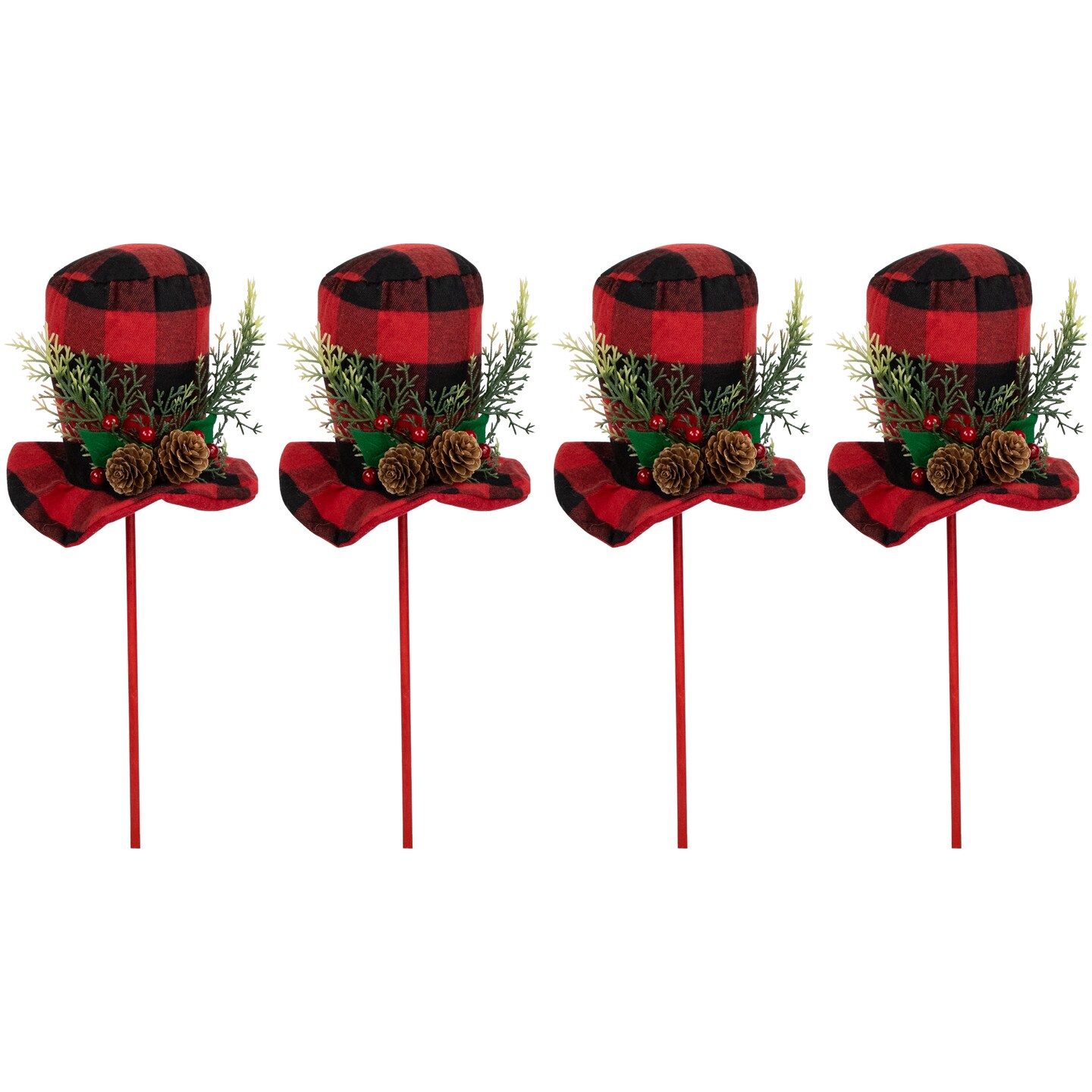 Red plaid winter 2024 hat