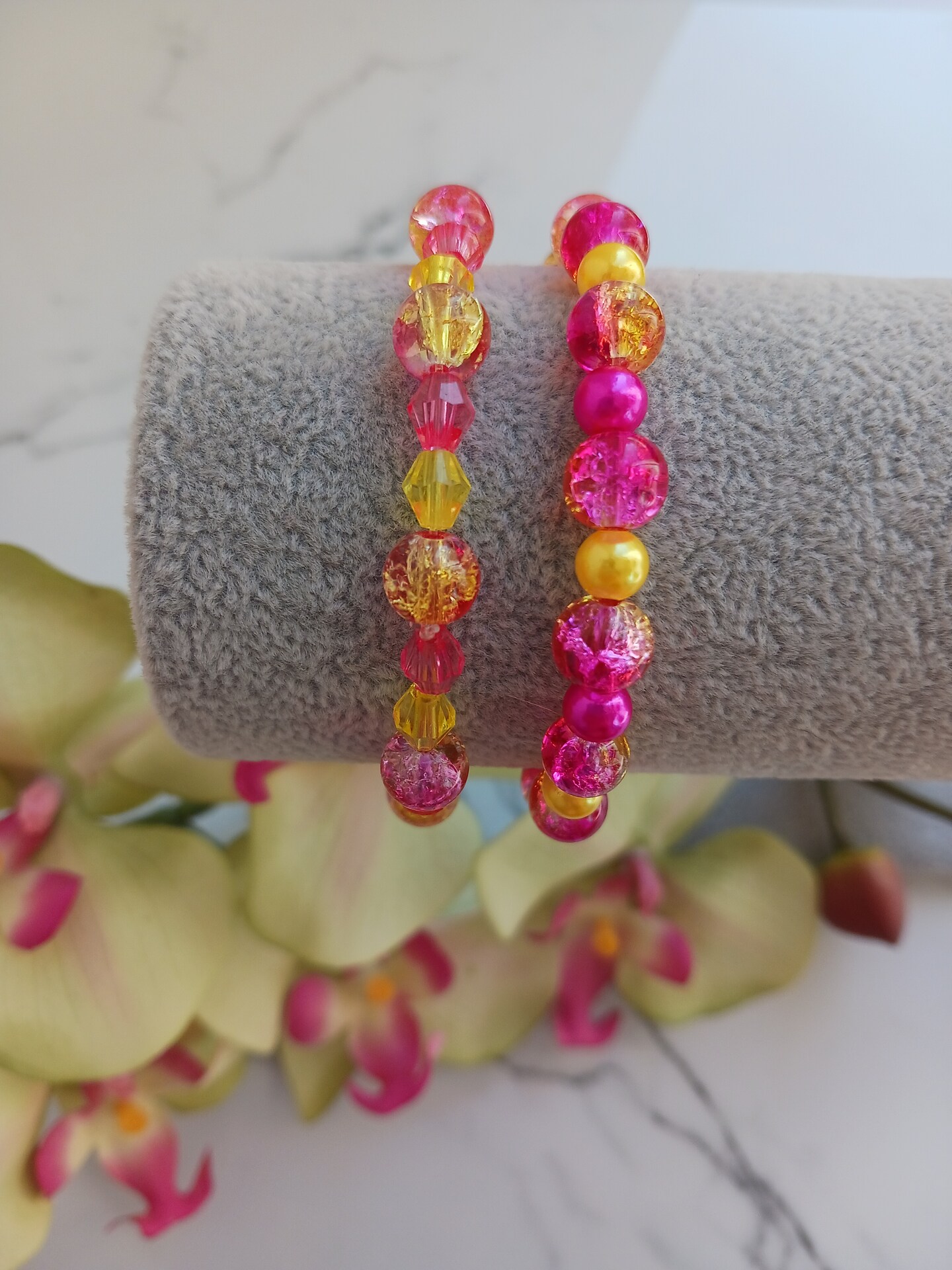 Stunning Statement Set Of 5 Colorful Crystal Rhinestone Stretch Bracel –  Rosemarie Collections