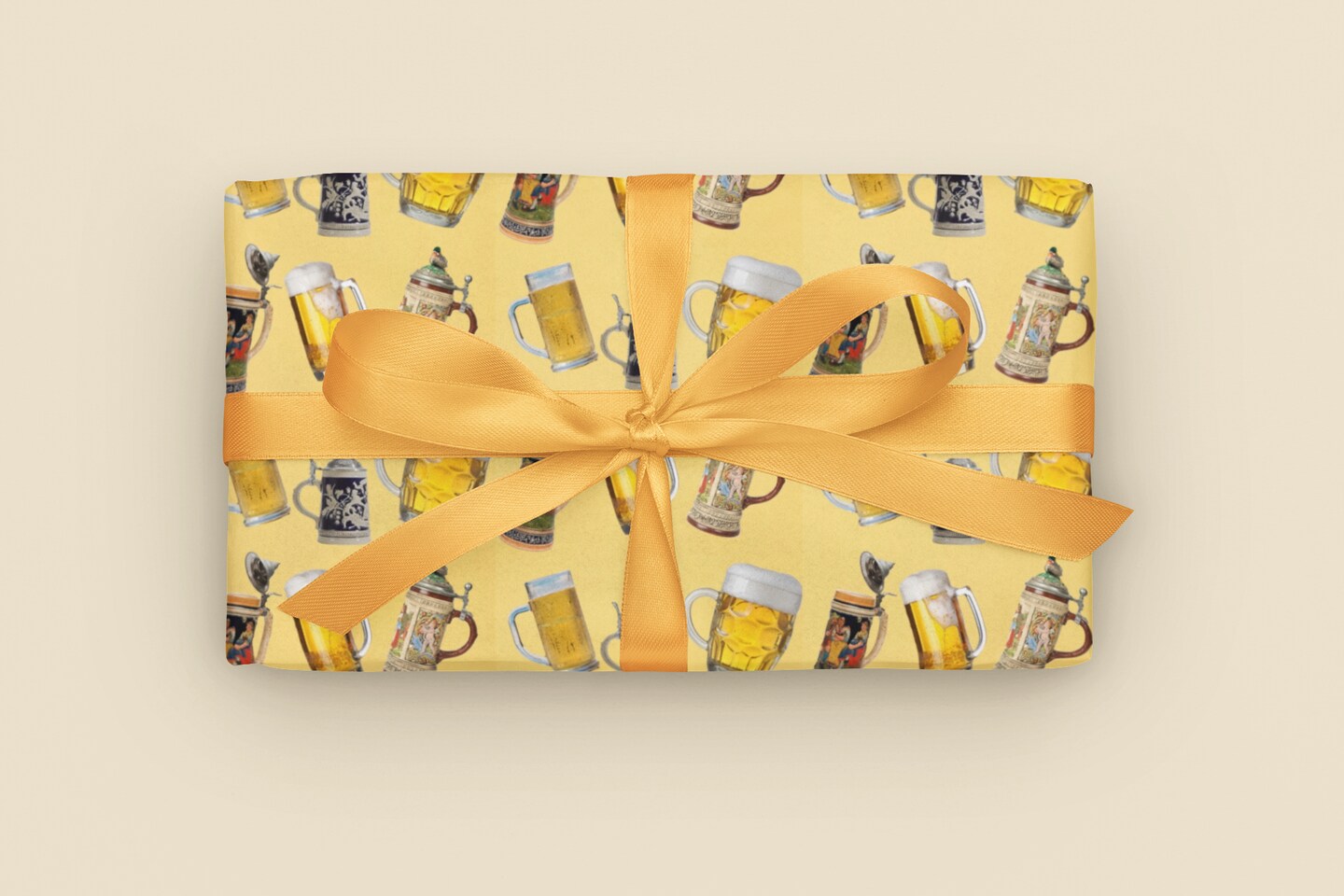 Beer and Steins Wrapping Paper, Beer Lover Gift, Beer and Steins Design  Gift Wrap, All Occasion Wrapping Paper