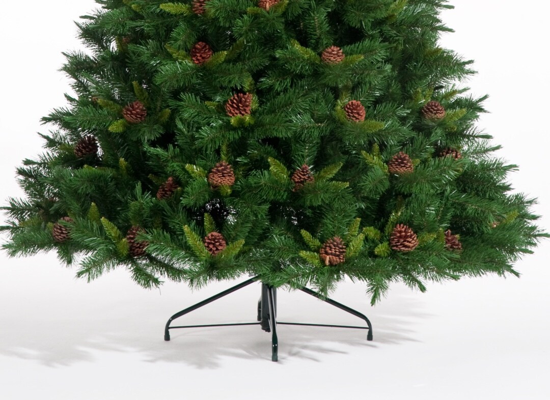 Hook on Christmas tree -Springfield Pine w/ Pine Cones - Christmas Tree - HOLIDAY TREE