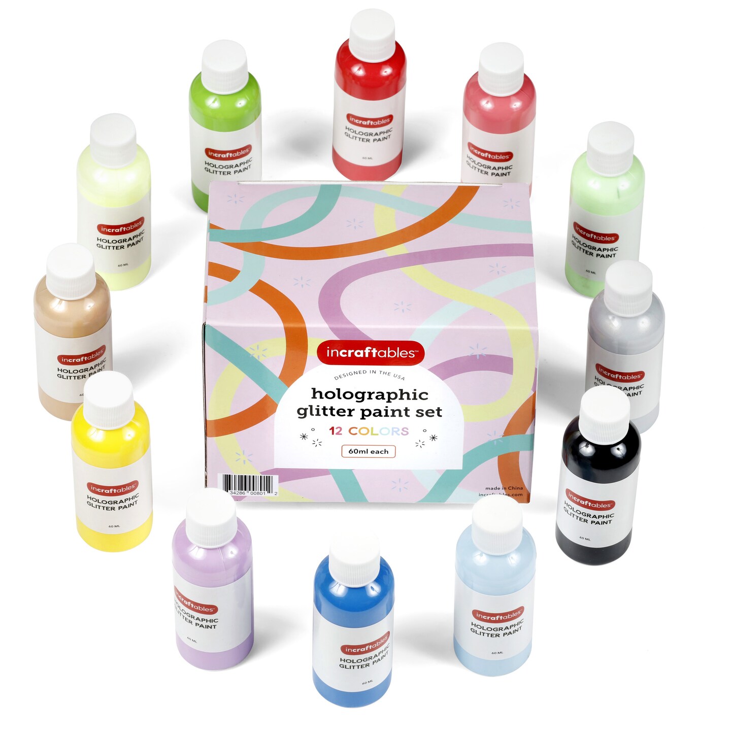 Glitter Acrylic Paint Set Value Pack by Craft Smart® 