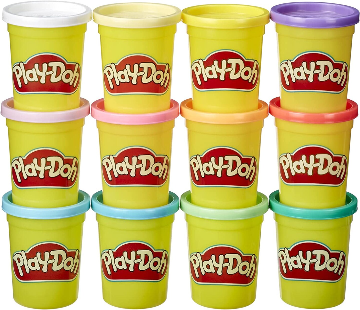  Play-Doh Bulk Winter Colors 12-Pack Of Non-Toxic