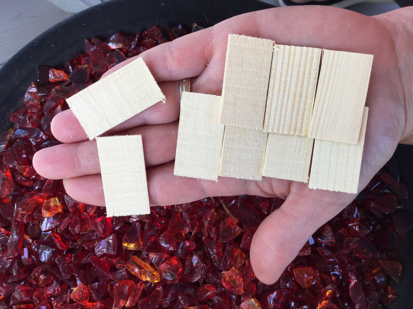 Solid Pine Miniature Shake Shingles Approx. 300 pc. | Dollhouse | Birdhouse | Model Train | Little Library product 2