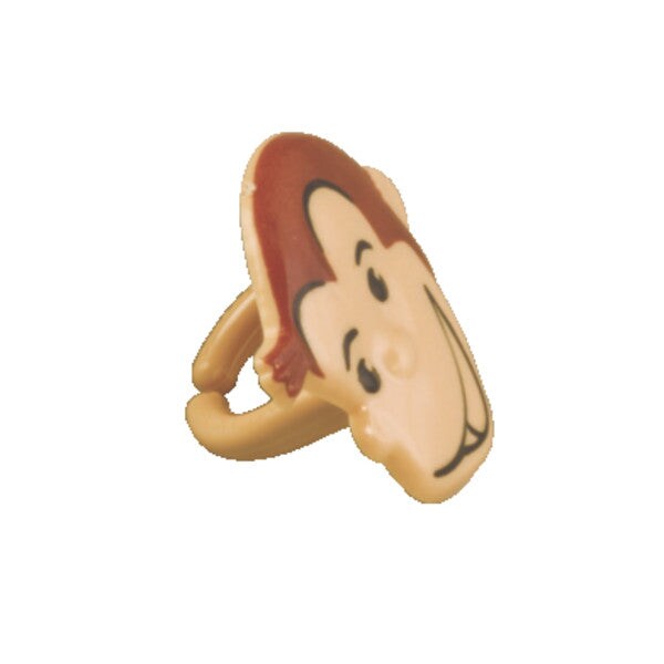 Curious George Inquisitive Cupcake Rings, 12ct