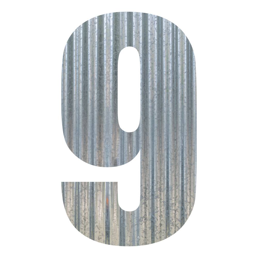 Corrugated Metal Letters and Numbers - image41