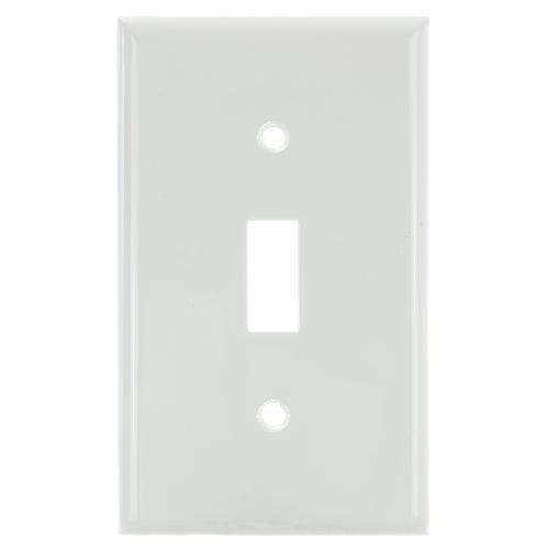 SUNLITE 1 Gang Toggle Plate White Color E101W