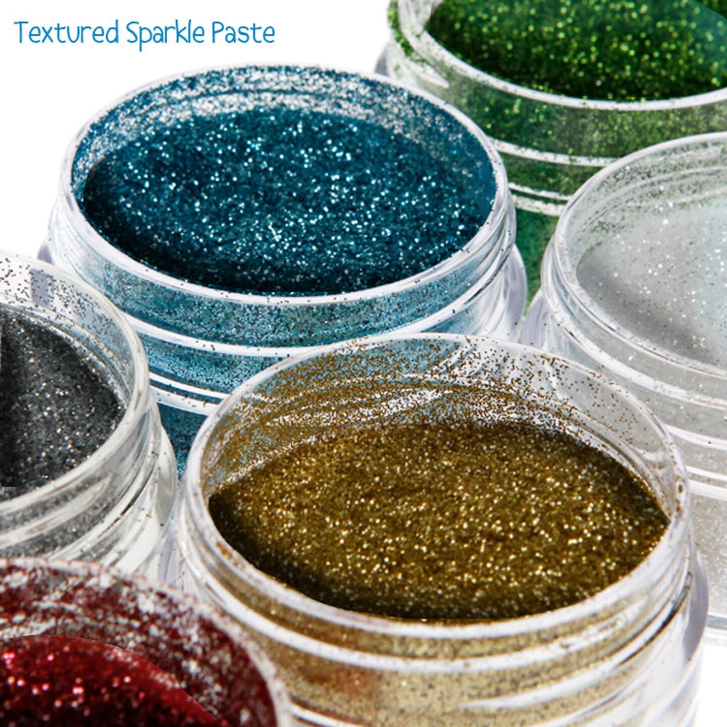 Cosmic Shimmer  Textured Sparkle Paste - Gunmetal