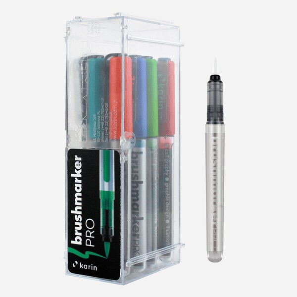Brushmarker PRO 12 pcs. Set " 11 Basic colours+blender"