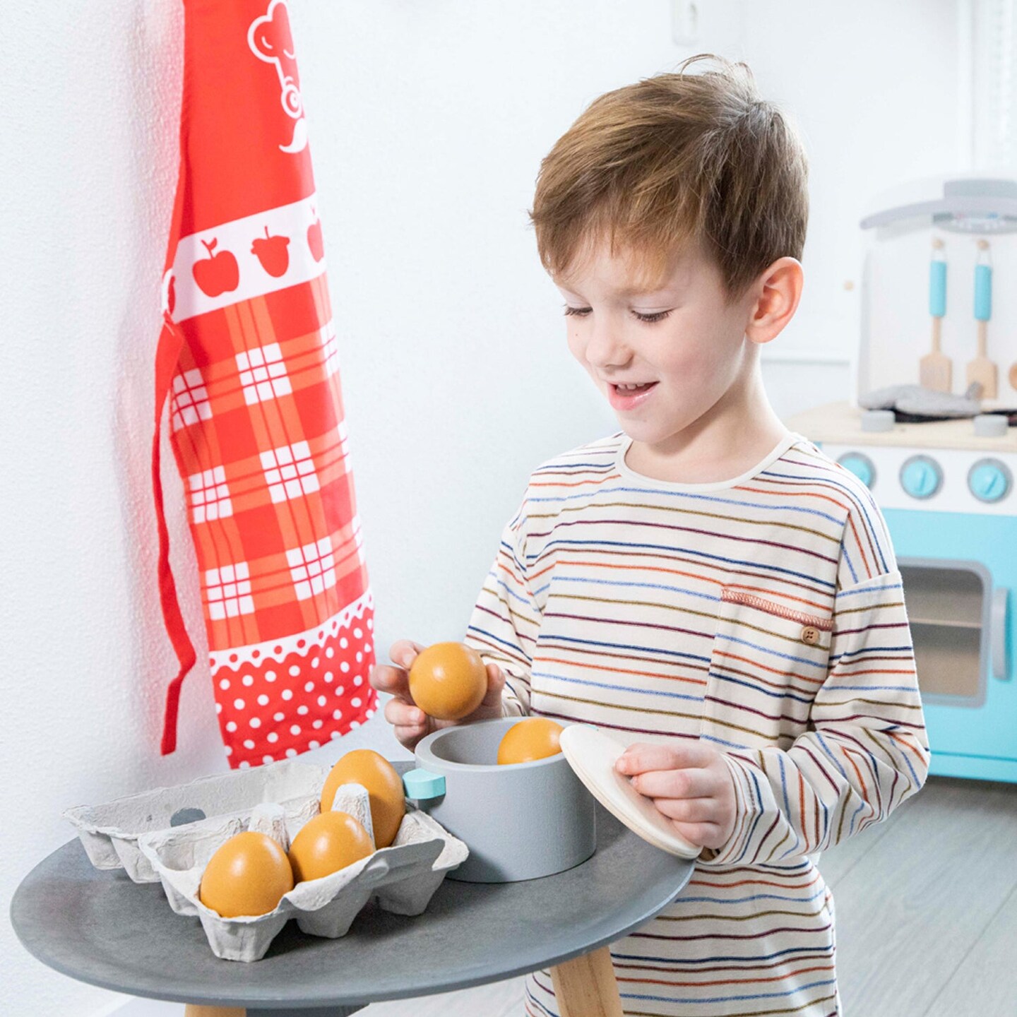 New Classic Toys Wooden Eggs 6-Pack