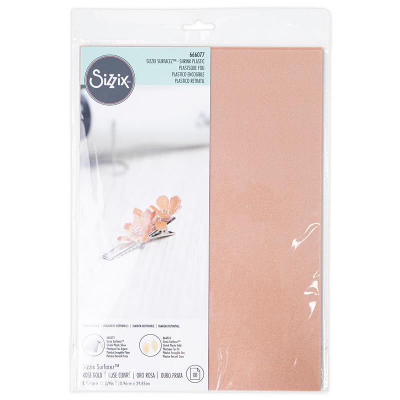 Rose Gold, Shrink Plastic