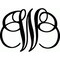 Letter W Decal Sticker for tumblers walls cars trucks windows wood ...