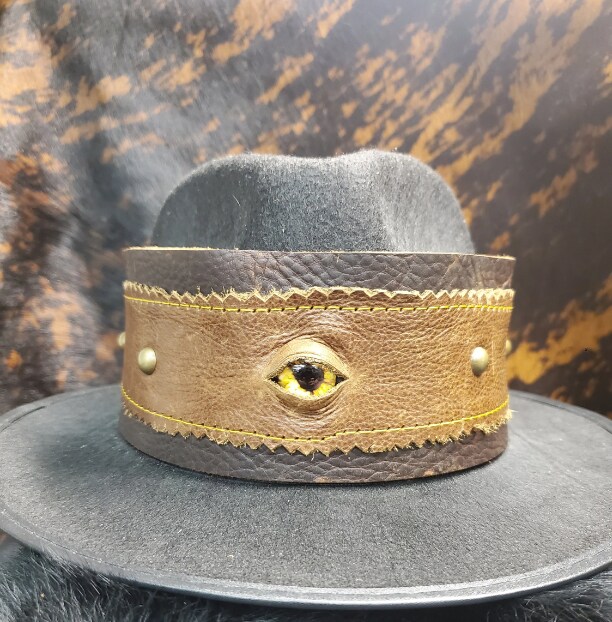 Soft leather hat sales