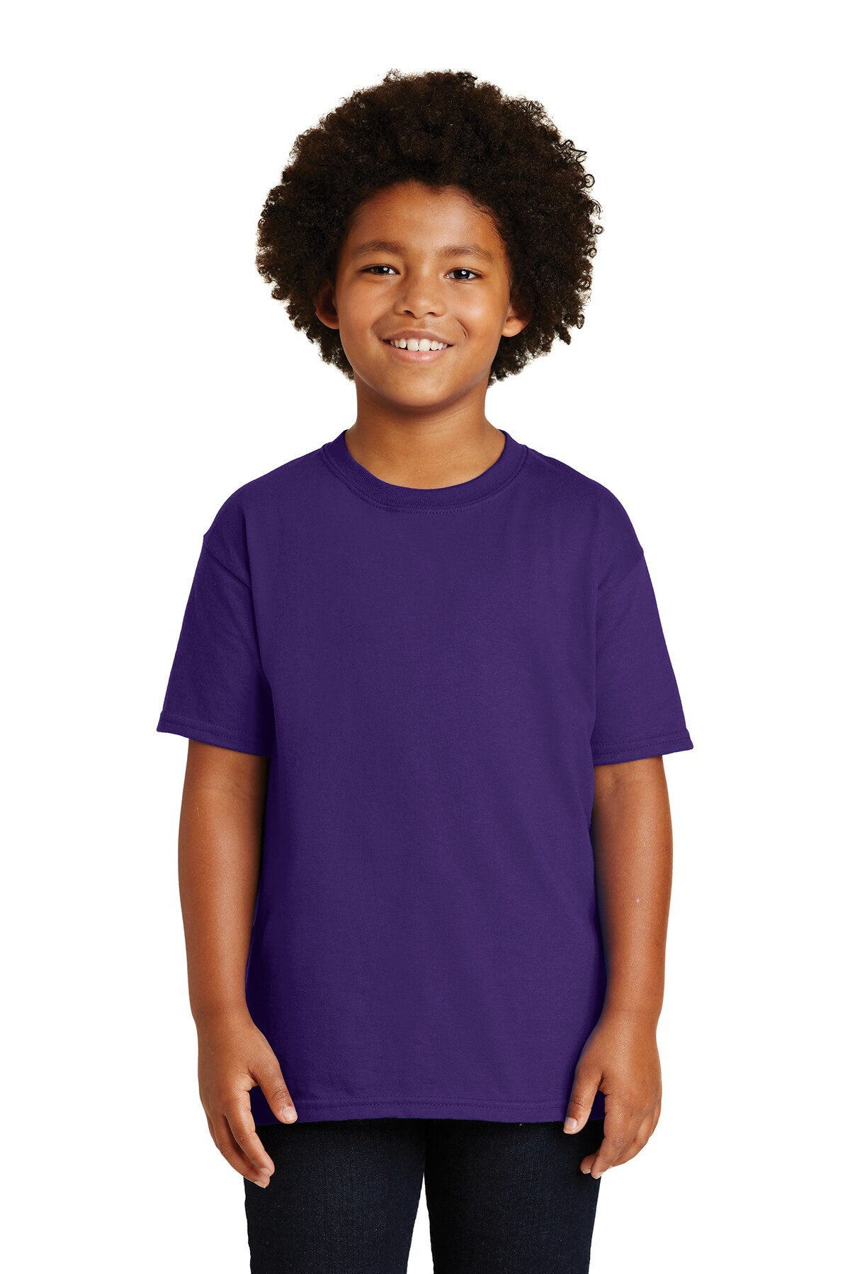 Gildan Youth Ultra Cotton Crewneck Short Sleeve T-Shirt for School Uniforms & Events Cotton Tee