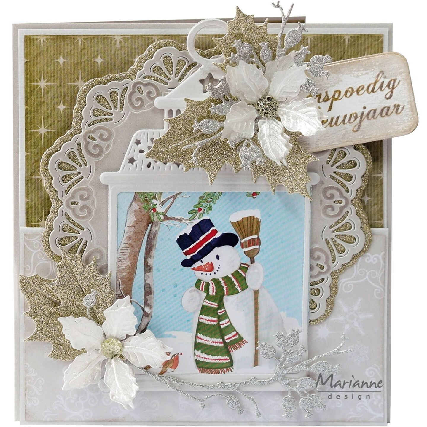 Marianne Design Christmas Wishes Deer A4 Cutting Sheet