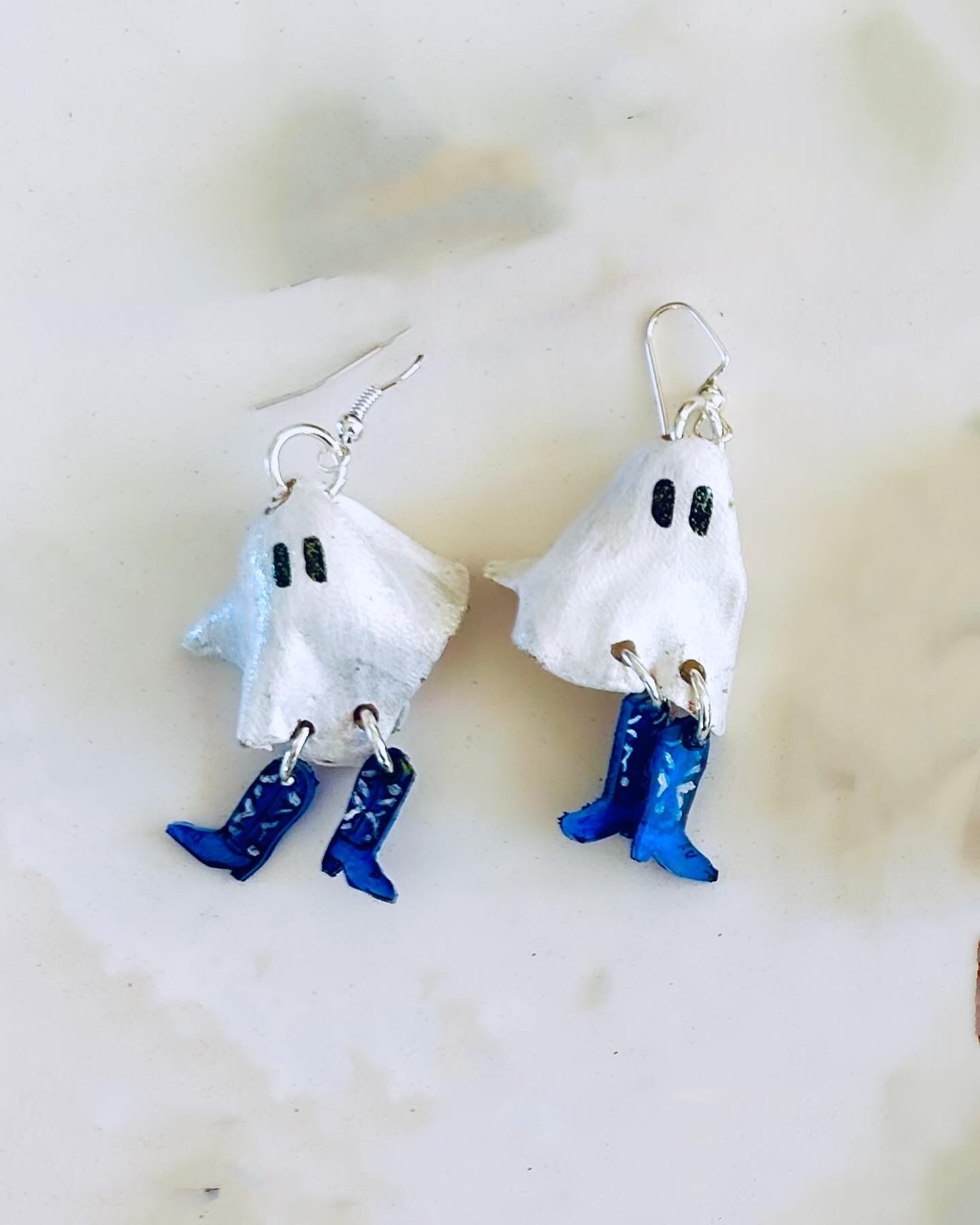 Cowboy ghost clay earrings MakerPlace by Michaels