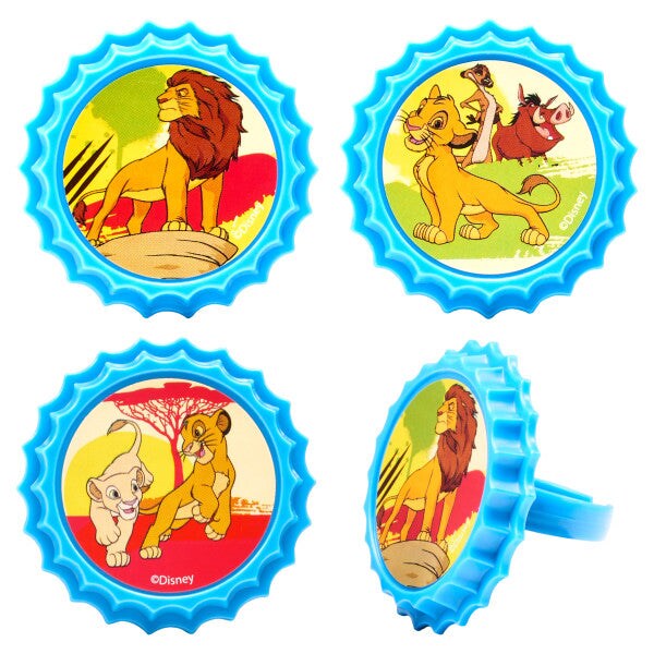 The Lion King Pride Rock Cupcake Rings, 12ct