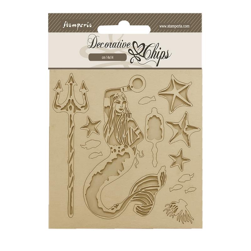 Mermaid Decorative Chips - Songs Of The Sea - Stamperia