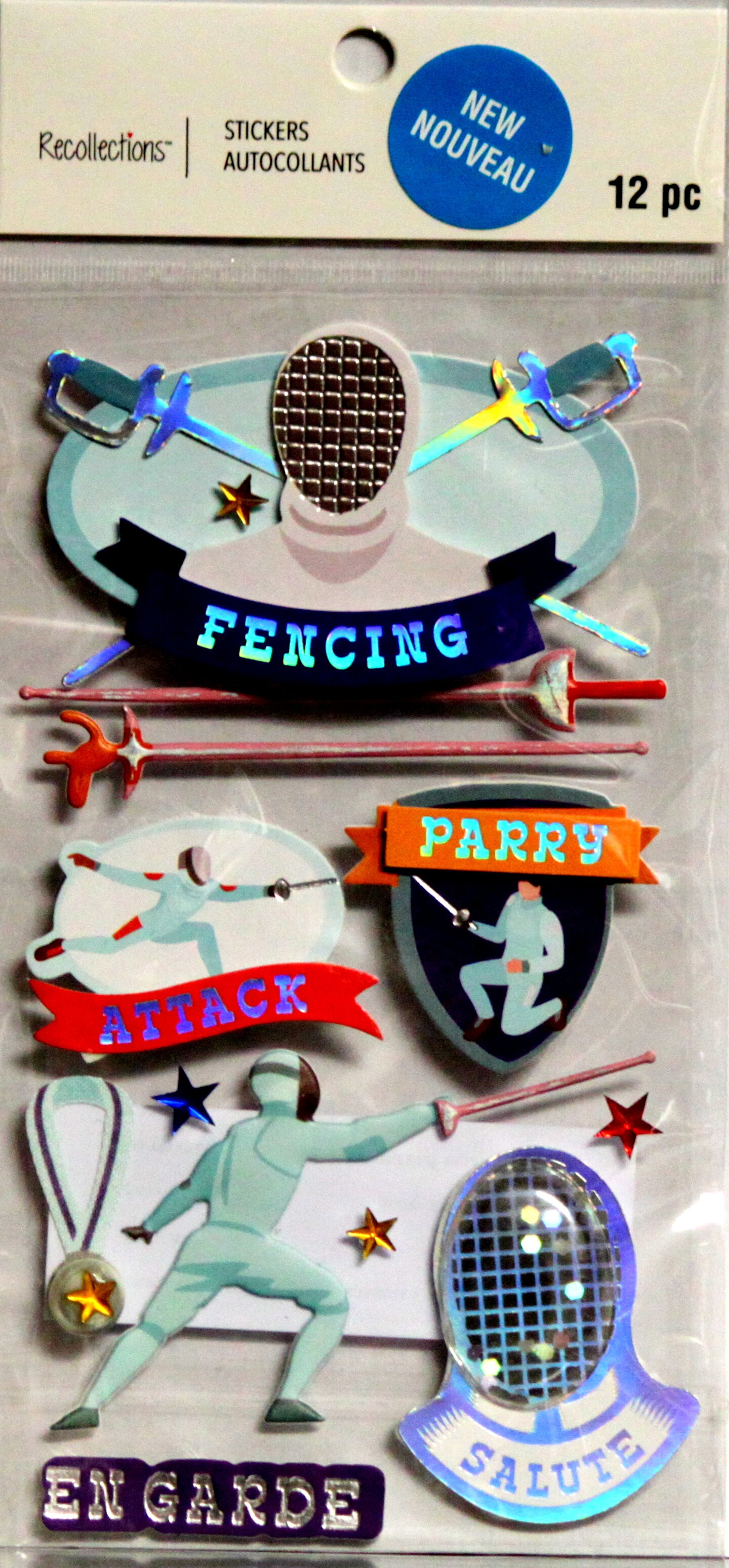 Recollections Fencing Dimensional Stickers