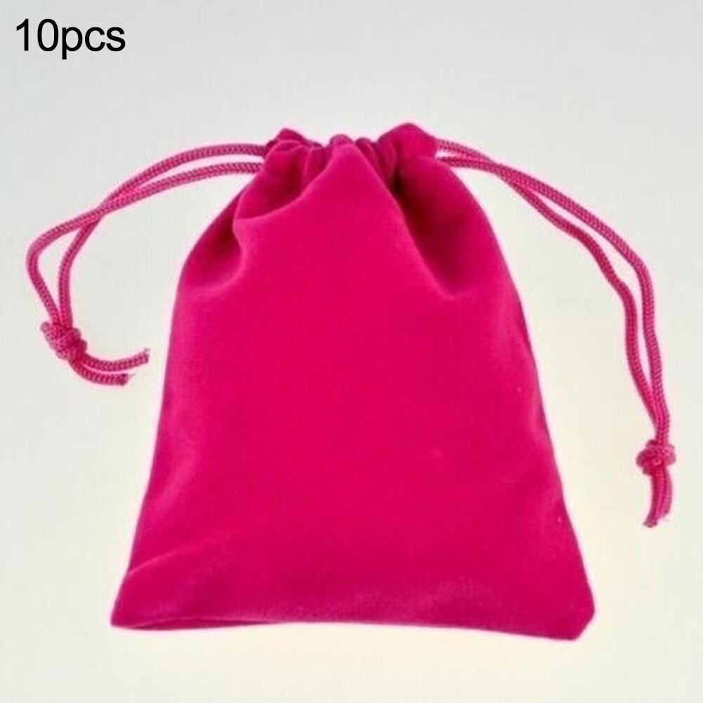 Generic 10Pcs Velvet Storage Bags Wedding Favor Pouch Jewelry Packaging Bag Gift Bag