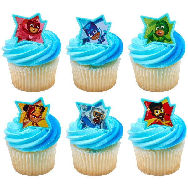PJ Masks Calling All Heroes! Cupcake Rings, 12ct