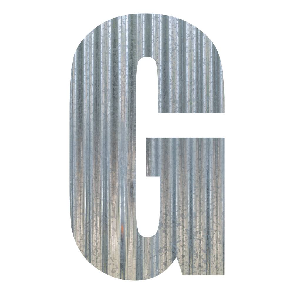 Corrugated Metal Letters and Numbers - image13