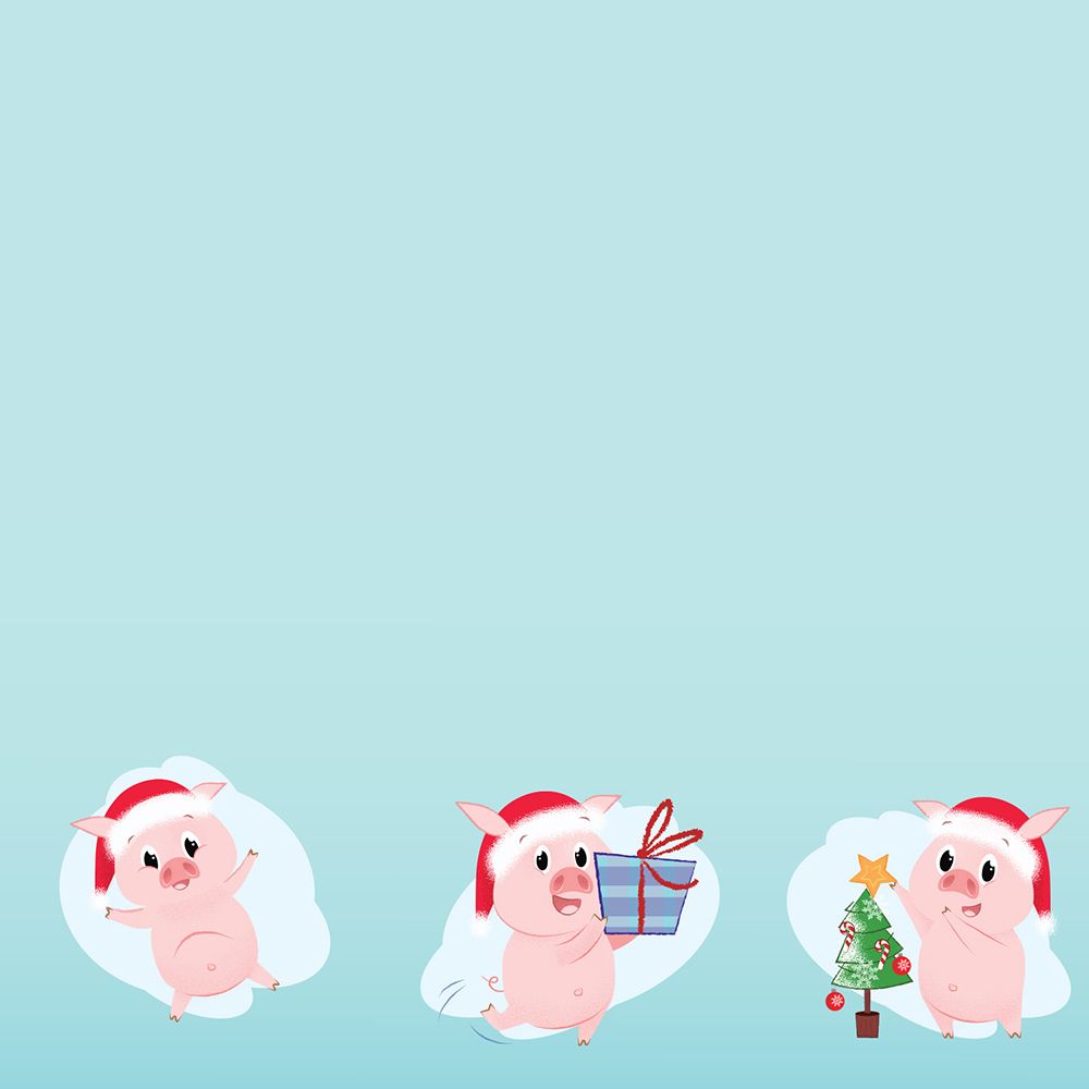 Great Papers! Merry Pig Holiday Letterhead, Invitations and Announcements, Printer Friendly, 8.5" x 11", 80 Pack