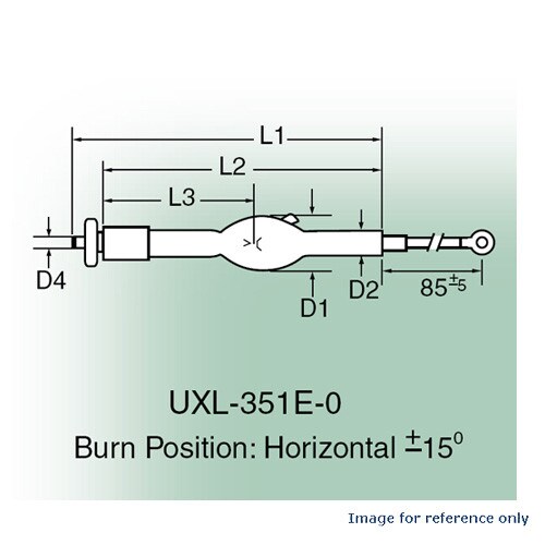 USHIO UXL 351 E-0 350w Xenon Short Arc Lamp