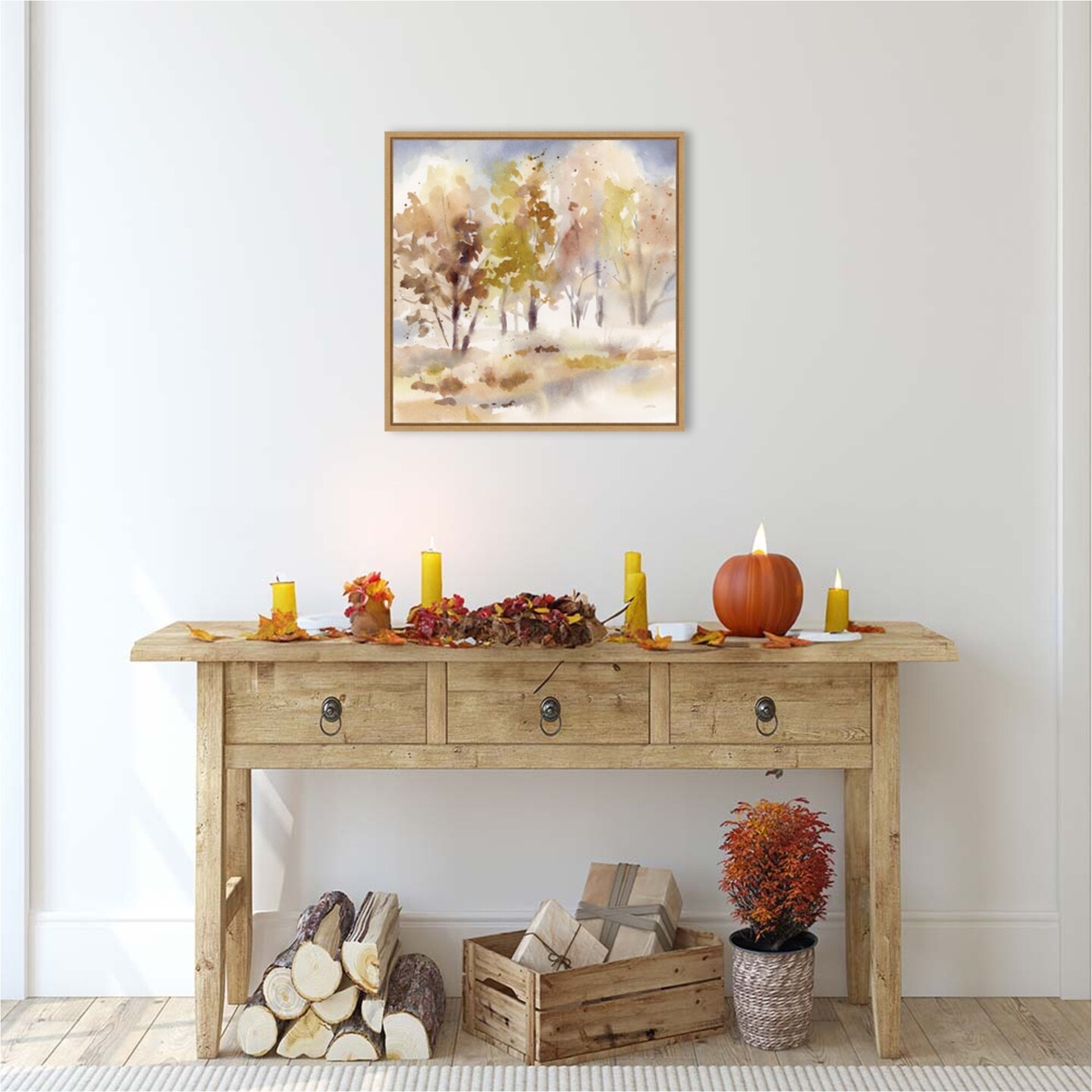 Autumn Grove by Katrina Pete Canvas Art Framed