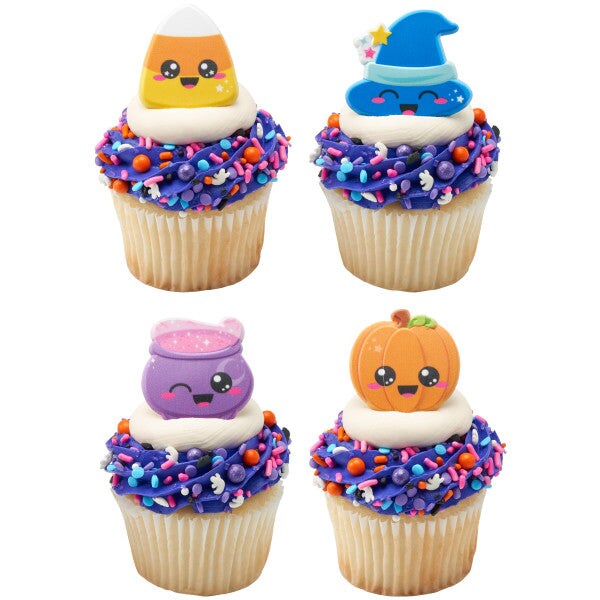 Halloween Cuties Cupcake Rings, 12ct