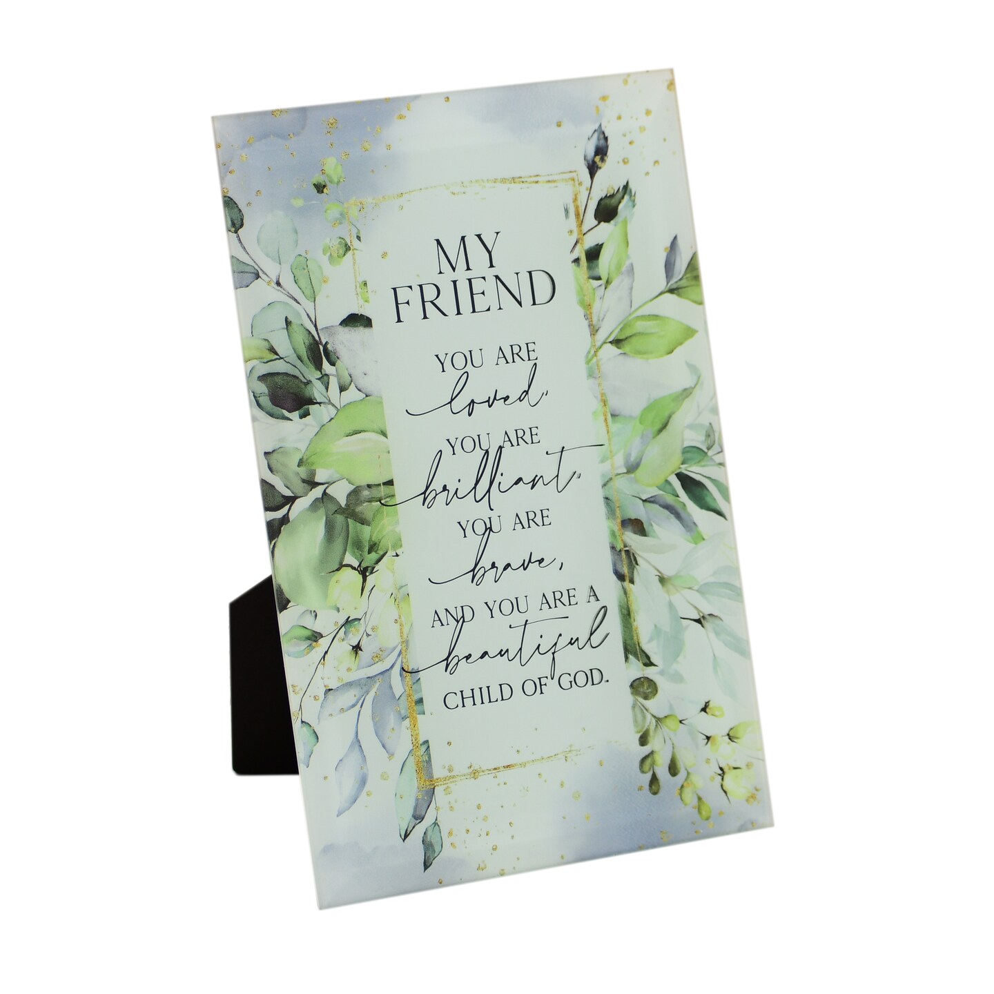 Dexsa - Targa In Legno Di Recupero Con Cavalletto 'My Dear Friend… New Horizons' - 15,2 X 22,9 Cm, Regalo Ispiratore Per Amici