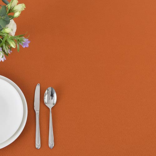 maxmill Rectangle Textured Tablecloth Waterproof Spillproof Wrinkle Free  Table Cloth, Kitchen Dinning Tabletop Decoration, Fabric Table Cover for