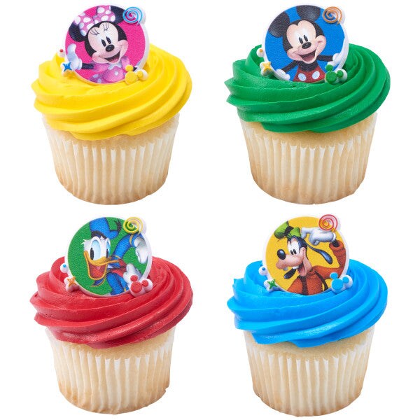 Mickey Mouse Funhouse Best Pals Around Cupcake Rings, 12ct
