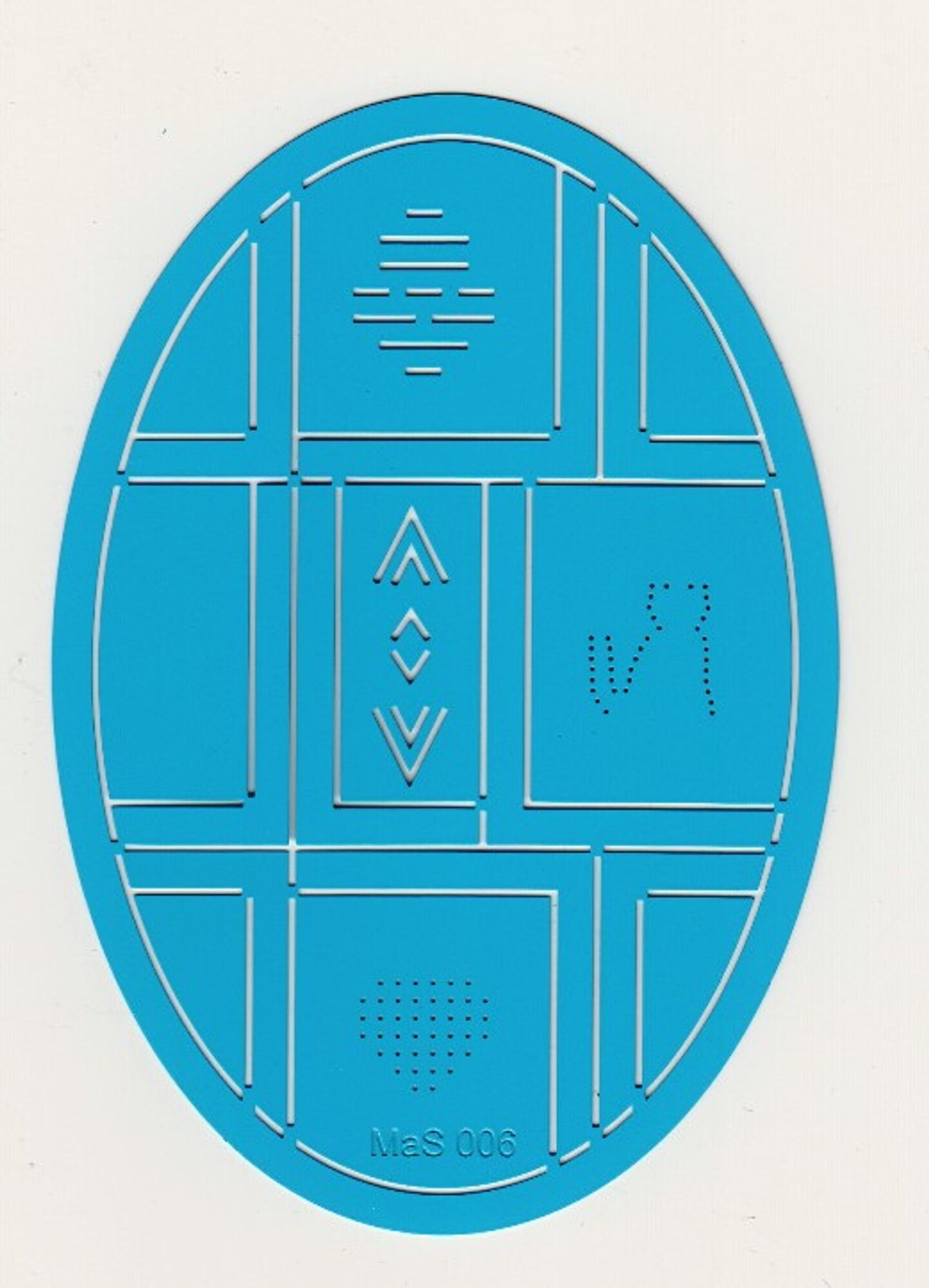 Stencils Scrap Magic templates - oval octagon