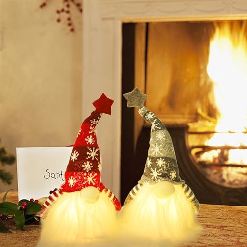 Sullivans 9-in Lighted Decoration Gnome (2-Pack) Battery-operated Christmas  Decor in the Christmas Decor department at