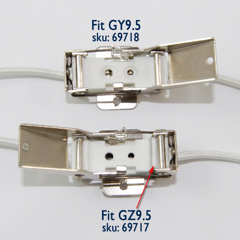 GY9.5 ceramic socket Lamp Holder - 69718 TP-7L Replacement