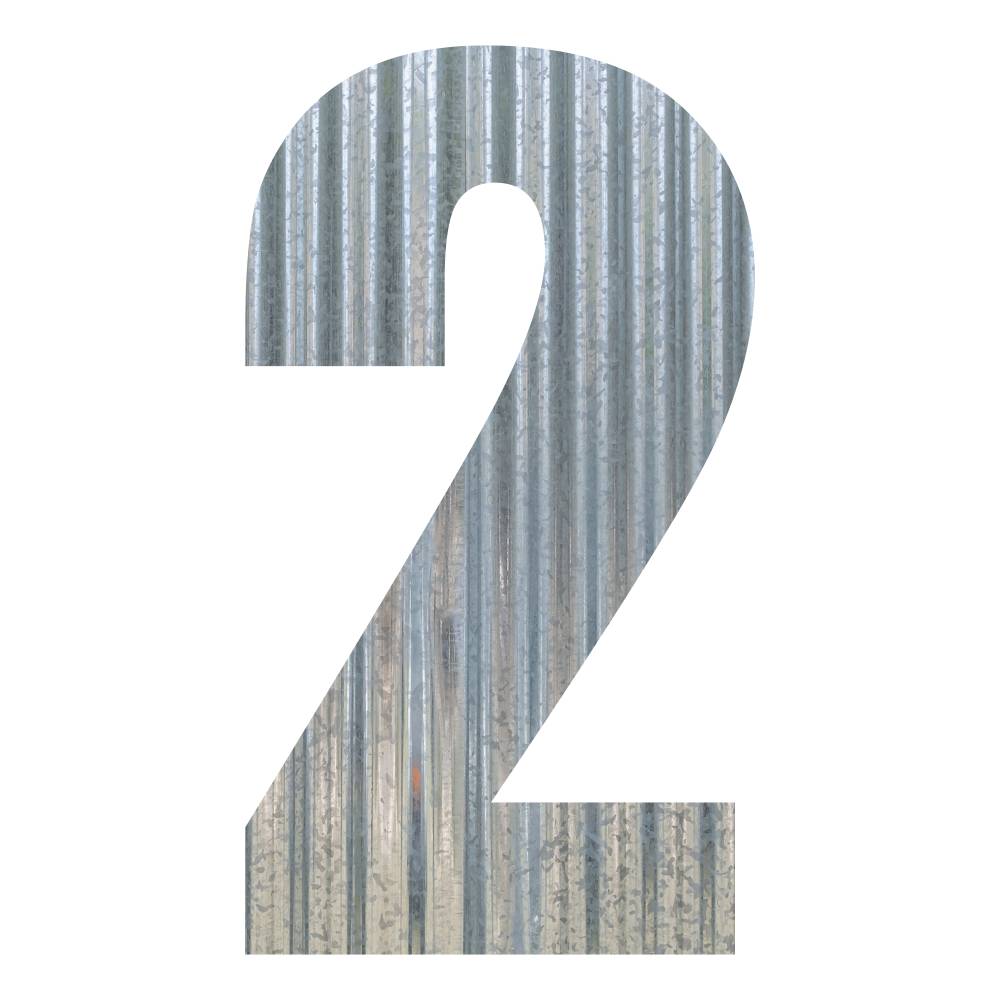 Corrugated Metal Letters and Numbers - image34