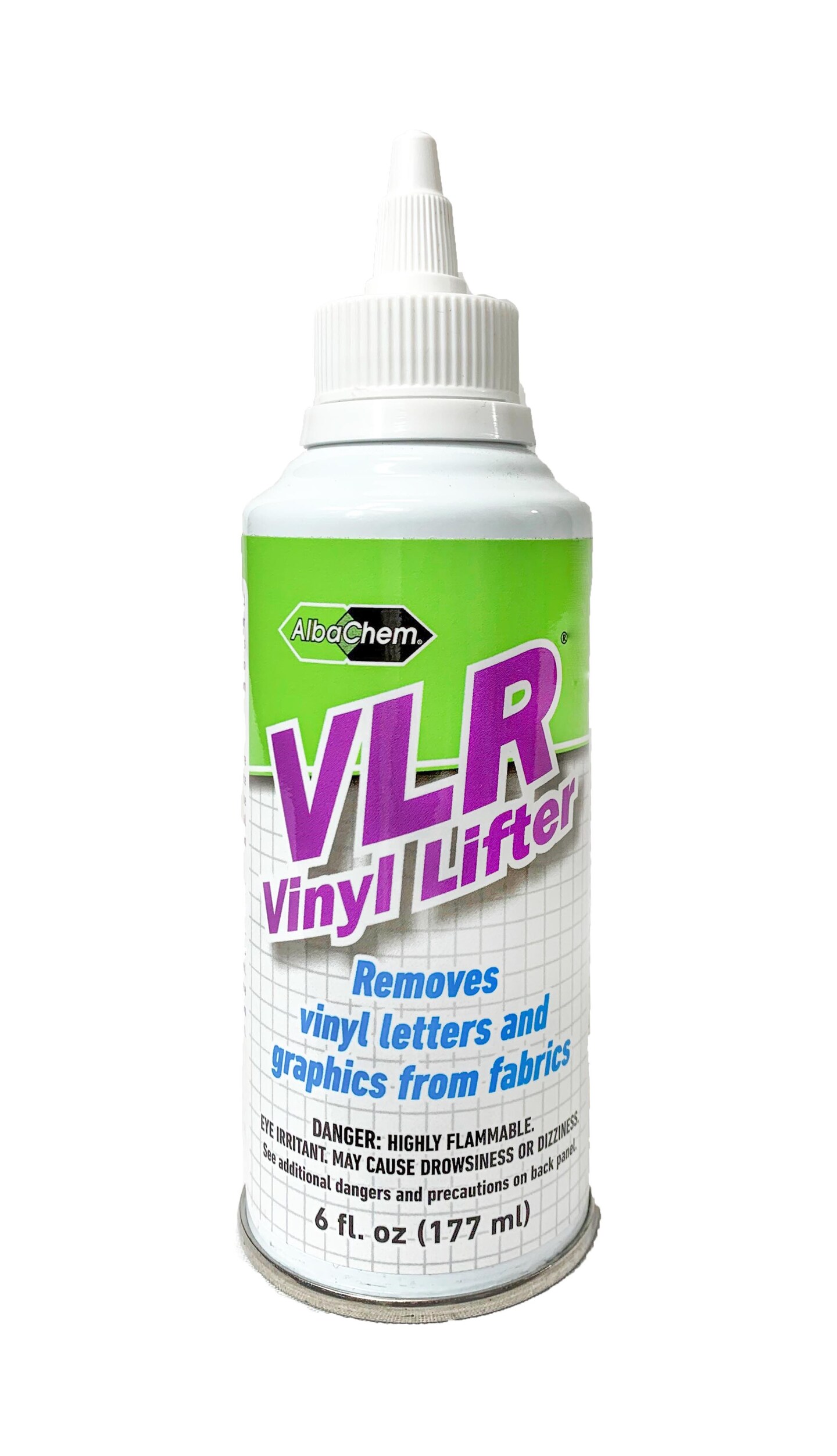 AlbaChem VLR Vinyl Lifter for Fabric - Fast-drying & No Residue Vinyl Remover (6 fl oz)
