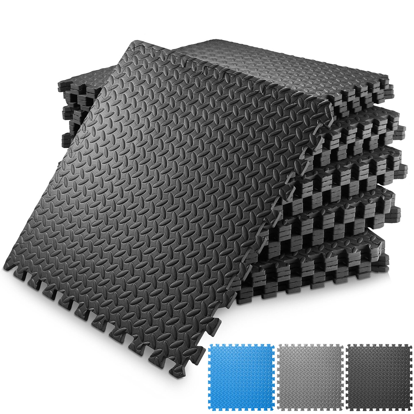 Philosophy Gym&#xA0;Exercise&#xA0;Flooring Mats&#xA0;- Foam Rubber&#xA0;Interlocking&#xA0;Puzzle Floor Tiles 12 - 120 SQFT