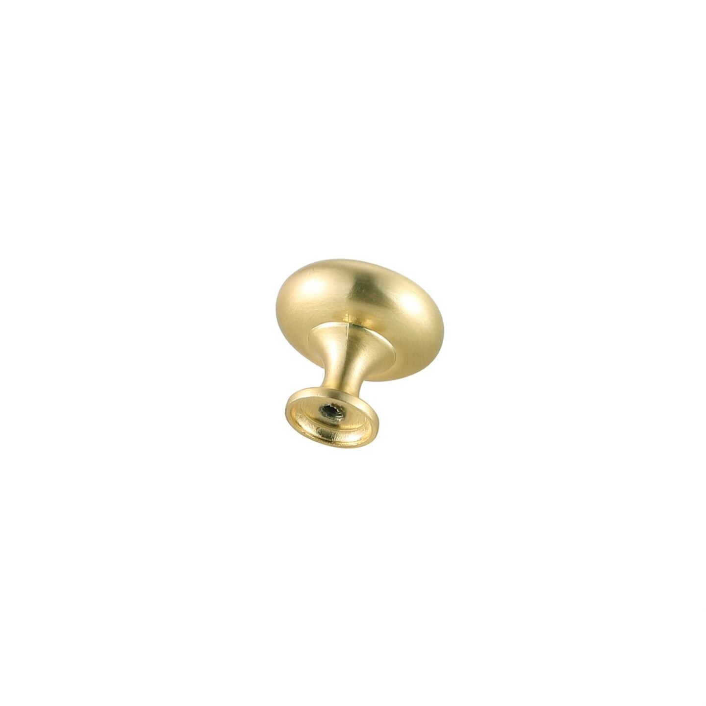 Cadon 1.2&#x22; Diameter Brushed Gold Mushroom Knob Multipack (Set of 10)