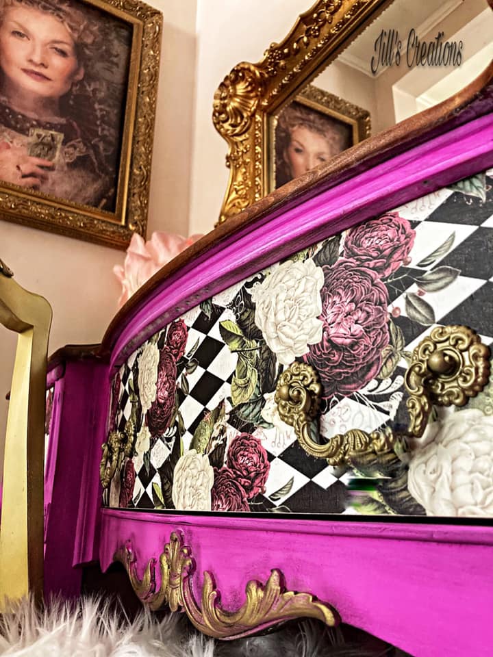 Fury (Queen of Hearts) Decoupage and Mixed Media Papers (small)