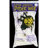 Fun World Super Stretch Spider Web for Halloween Indoor/Outdoor Decoration 8.4 oz 800sqft
