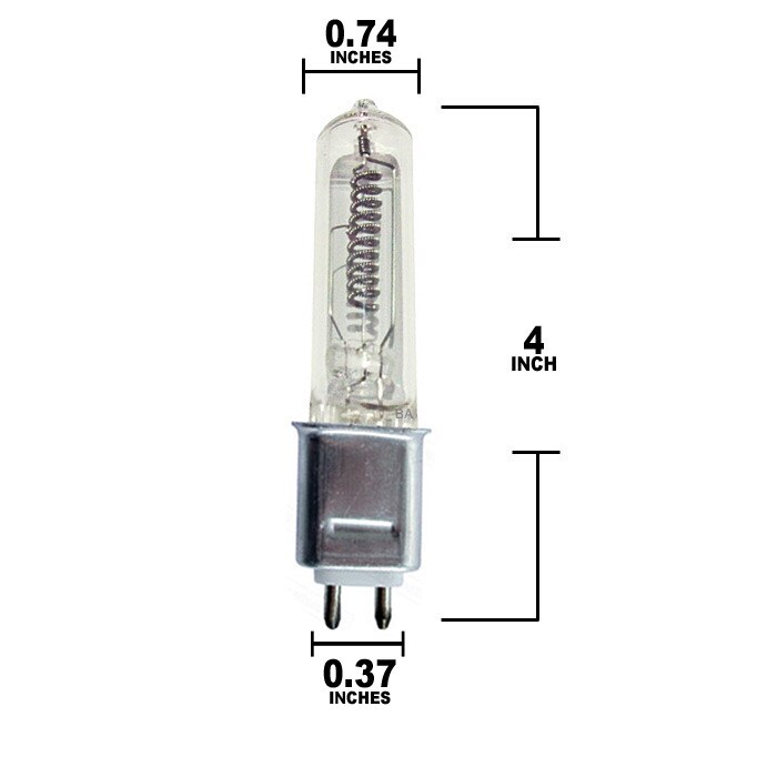 Sylvania 54512 Ehg Q750/Cl/Tp Qtz Lamp - Package Qty 12