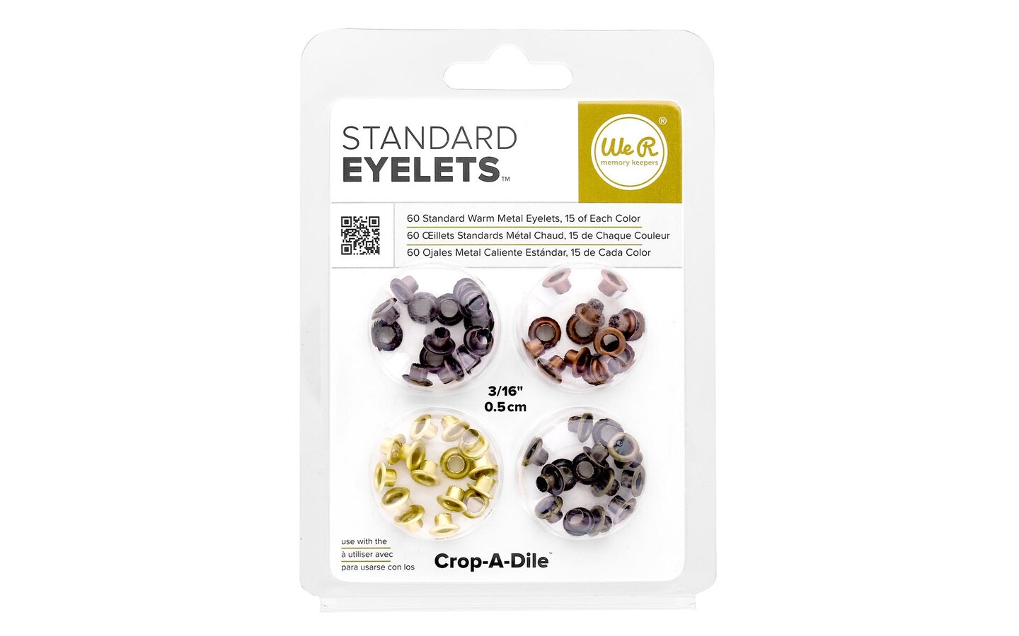 We R Memory Crop-A-Dile Eyelet Standard Warm Metal