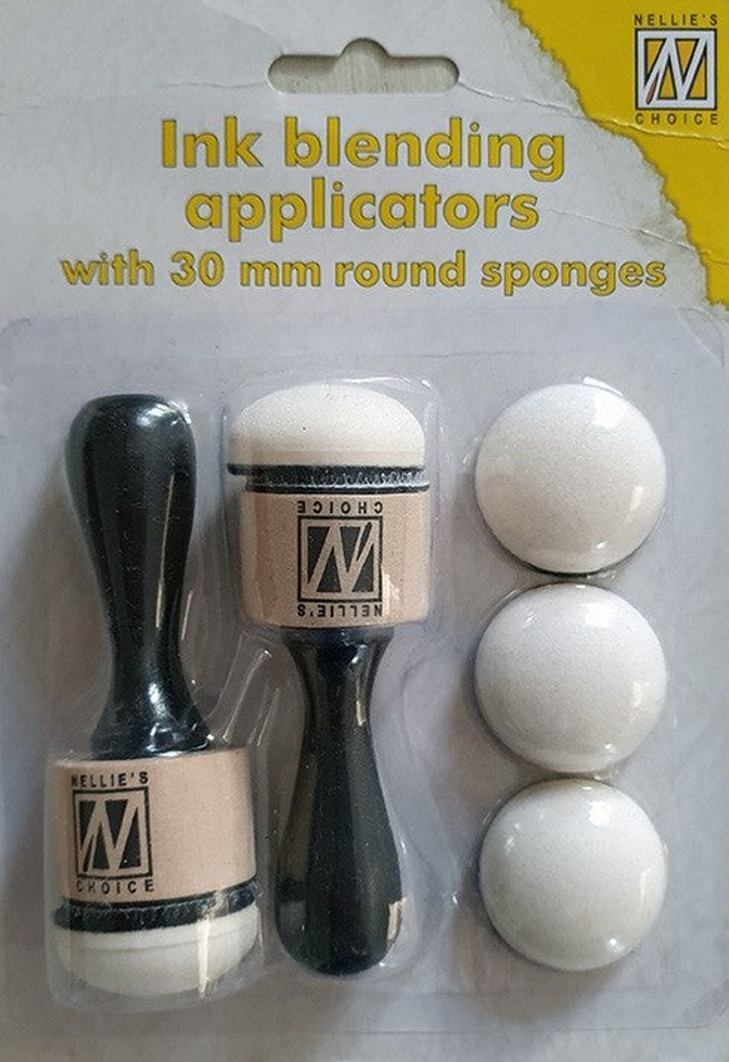 Nellie&#x27;s Choice  Ink Blending Applicator With 30mm Round Sponges