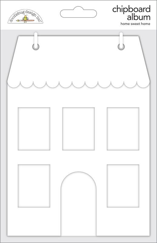 Home Sweet Home Chipboard Album - Doodlebug