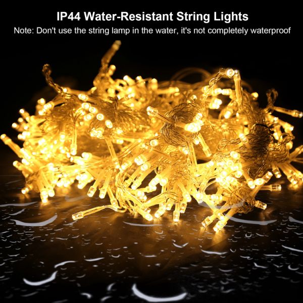 3M 300 LEDs String Curtain Light IP44 String Fairy Lights Party Xmas Decor Lamps