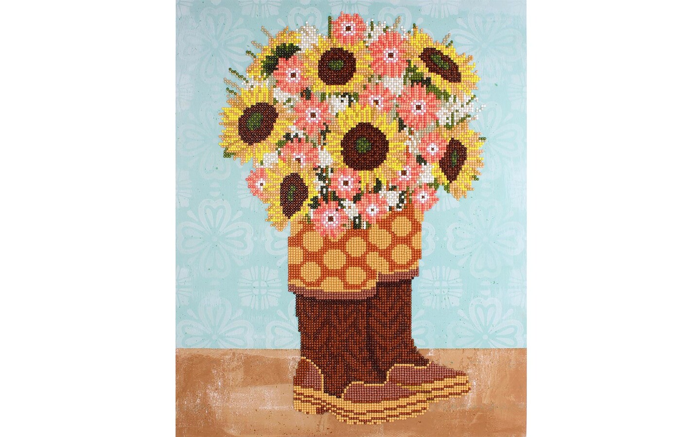 Diamond Painting Kit Intermed Fall Sunflowers