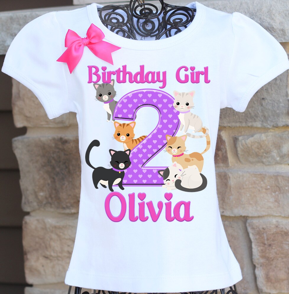 Cat 2025 birthday shirt