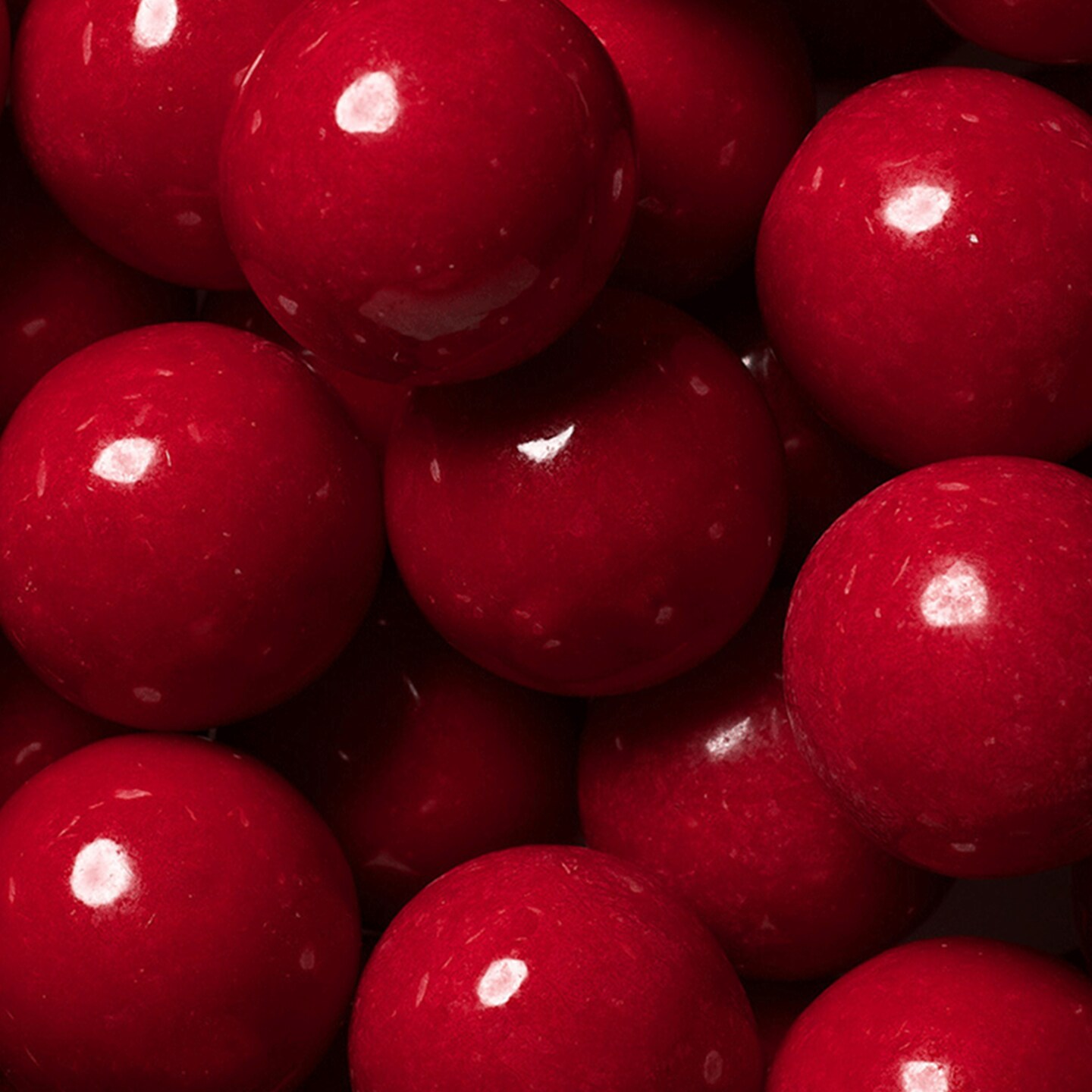 52 Pcs Red Candy Gumballs 1-inch (1 lb)