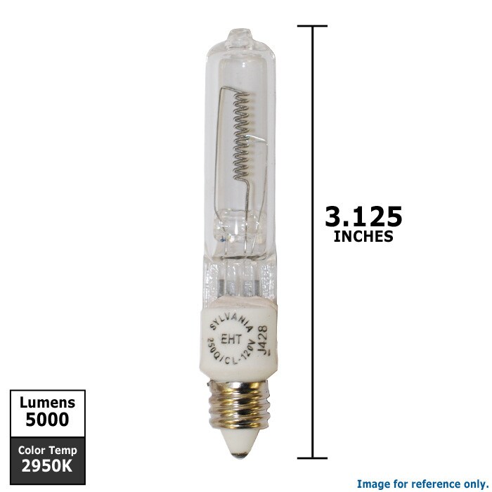 EHT Lamp - Sylvania 250w 120v Super-Q E11 base Halogen Bulb